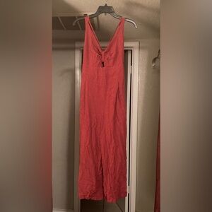 Elegant Red Jumpsuit